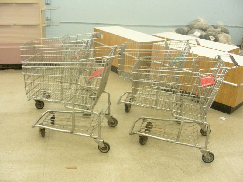 4 Chrome Shopping Carts