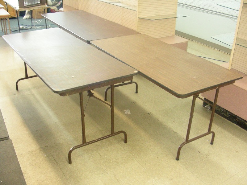 3 Heavy Duty Folding Tables