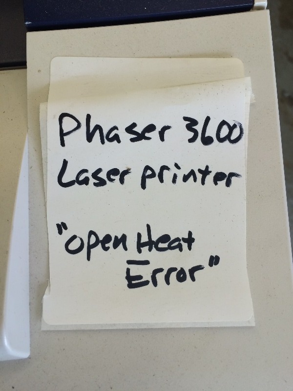 Phaser 3600 Laser Printer   view all pictures for more details