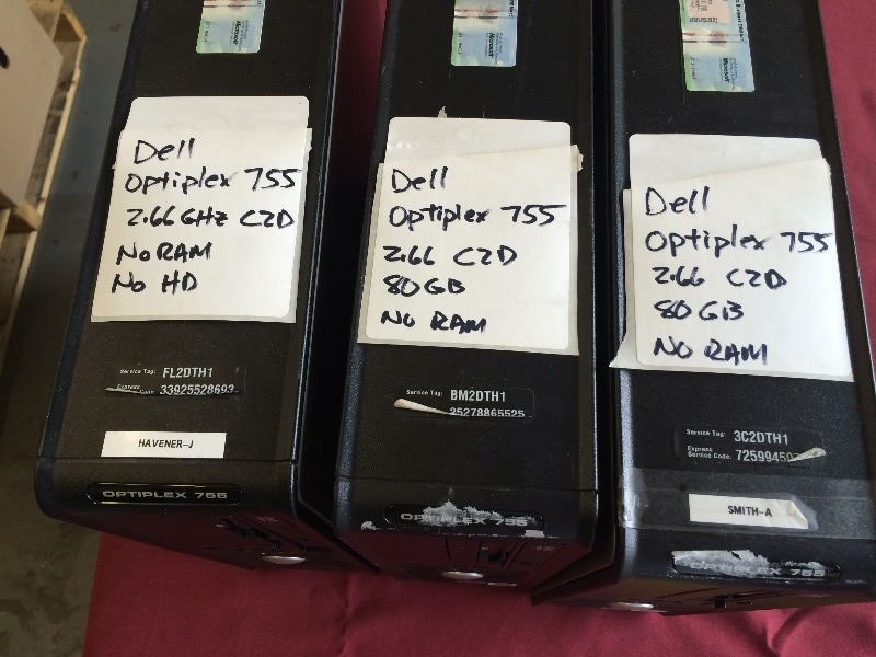 Dell Computers Optiplex 755    lot of 3