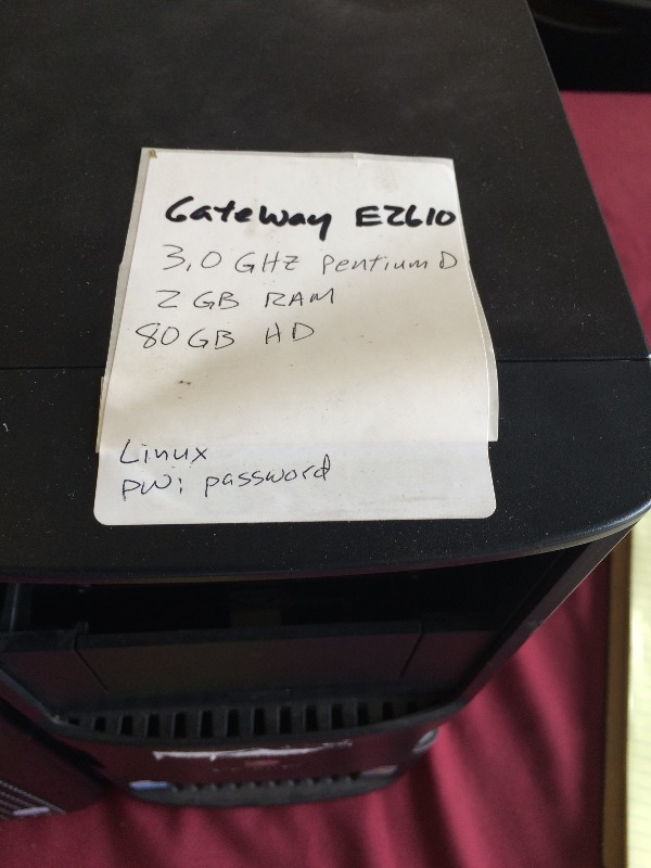 Assorted Computers  lot of 3