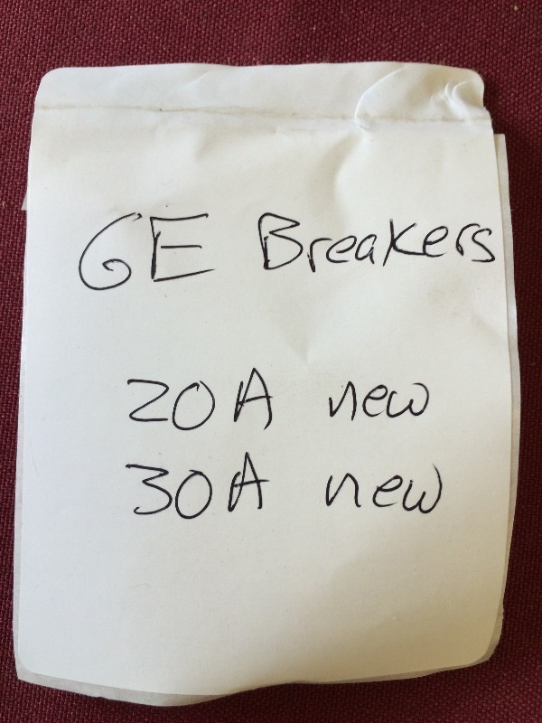 GE Breakers  lot of 4