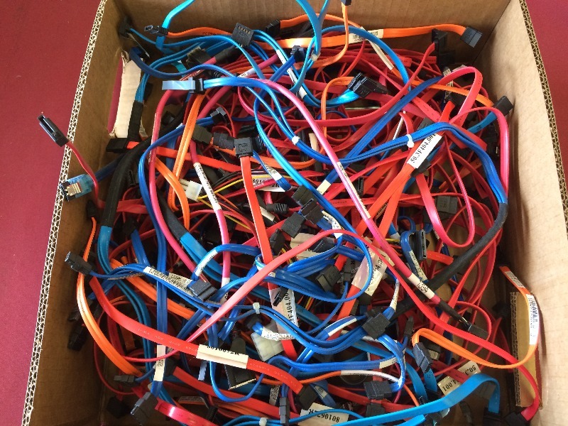 SATA Cables  box lot