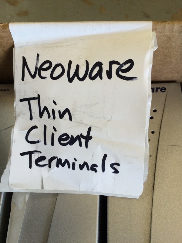 Neoware Thin Client Terminals   lot of 15