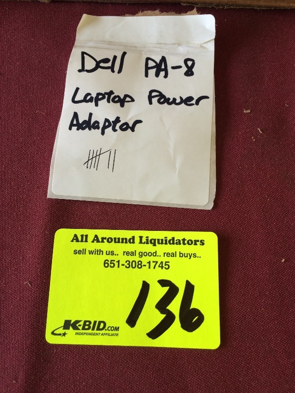 Dell PA-8 Laptop Power Adaptors  lot of 7