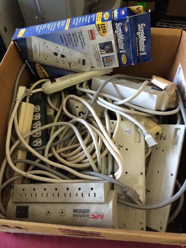 Surge Protectors   box lot