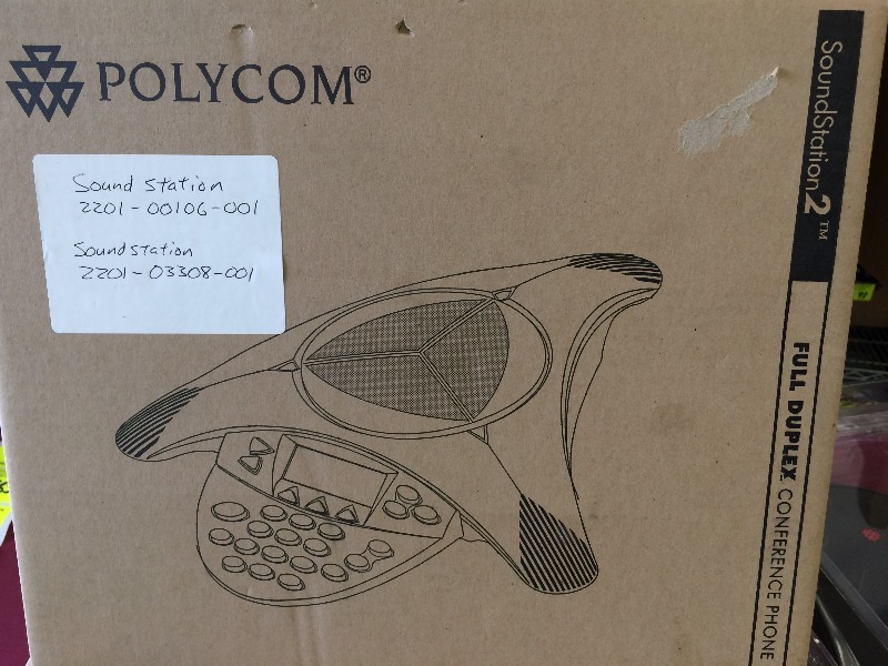 PolyCom Sound System  Conferance Room   NEW    lot of 2