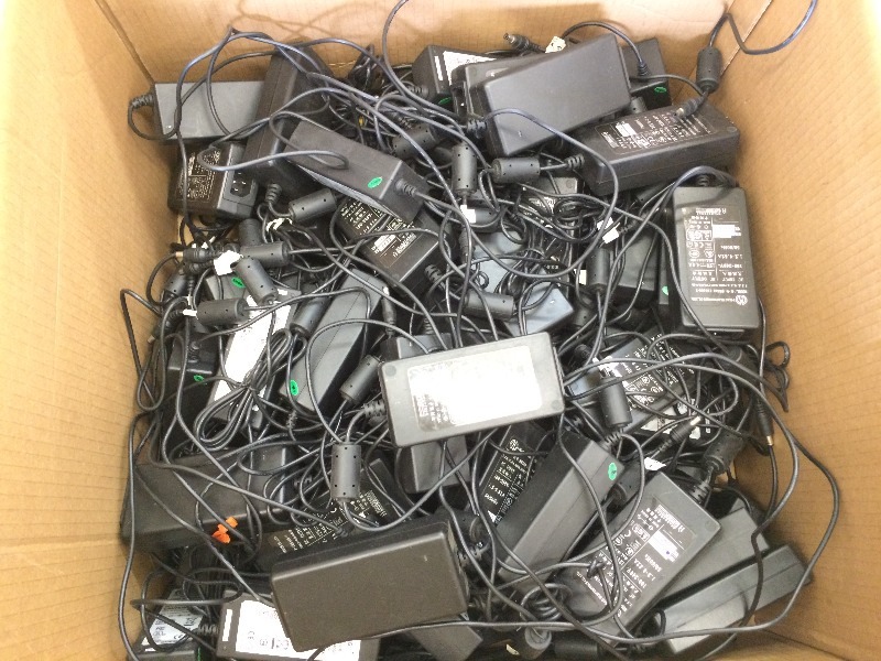 Assorted Power Adaptors    box lot