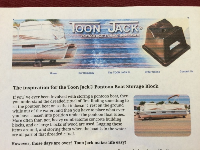 Toon Jacks - Pontoon Storage Blocks - New  Lot of 4