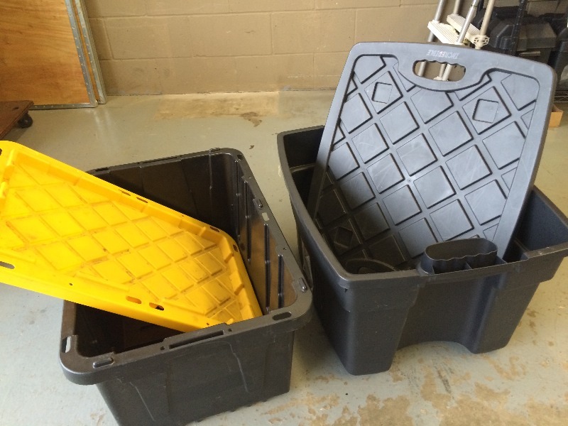 Large Storage Containers with lids  Lot of 2