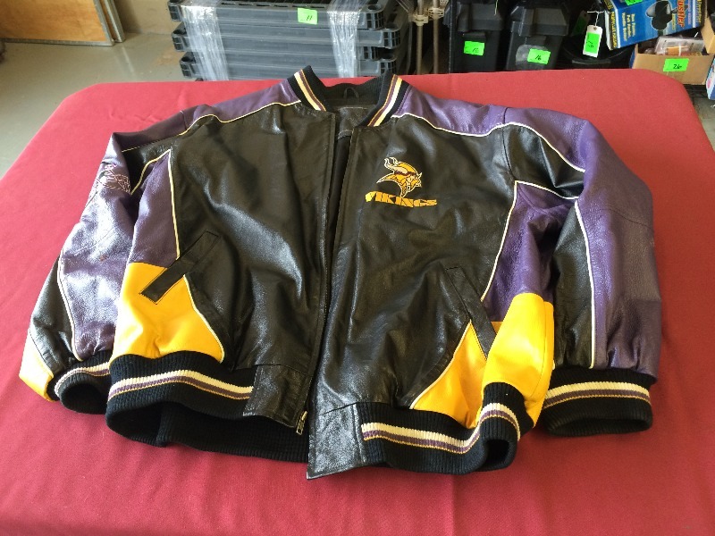 Leather VIKINGS Jacket  XXL
