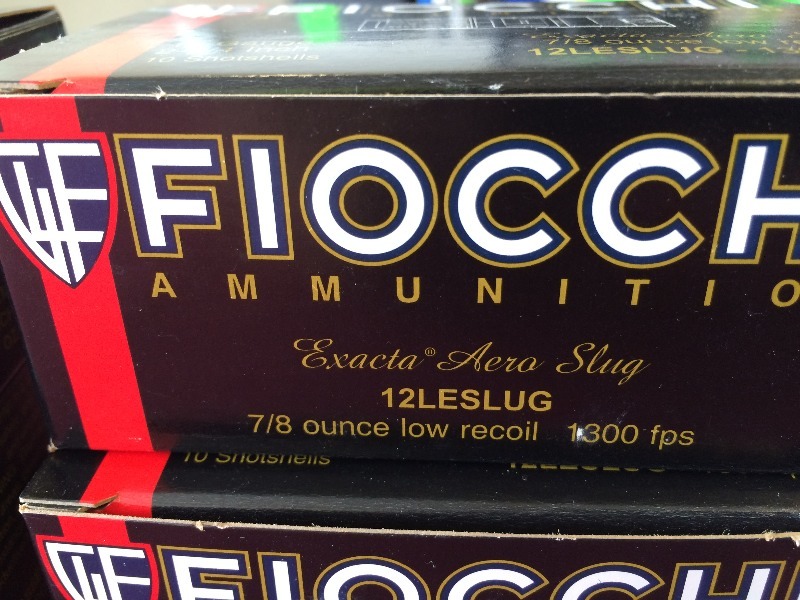 Fiocchi 12 gauge slugs  4 boxes  see all pictures for more details