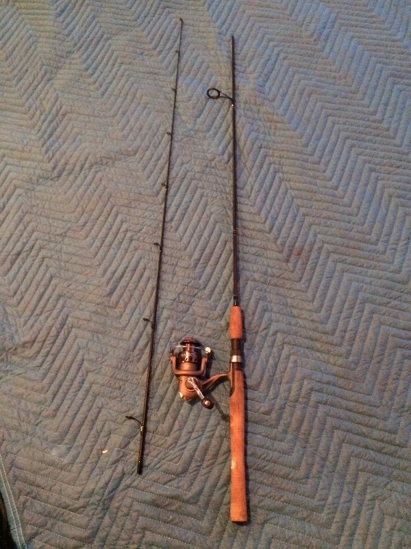 Fishing Pole & Reel - fully functional  View all pictures for more details