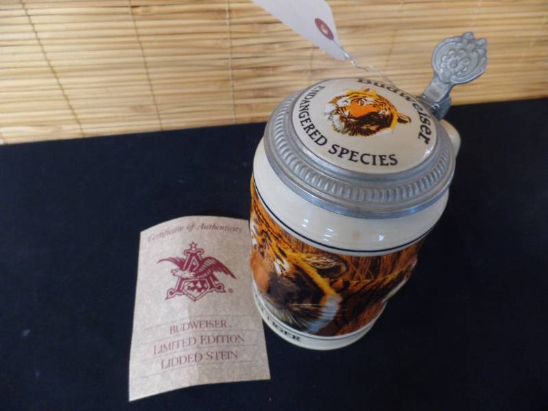 lot 27 image: Budweiser Steins