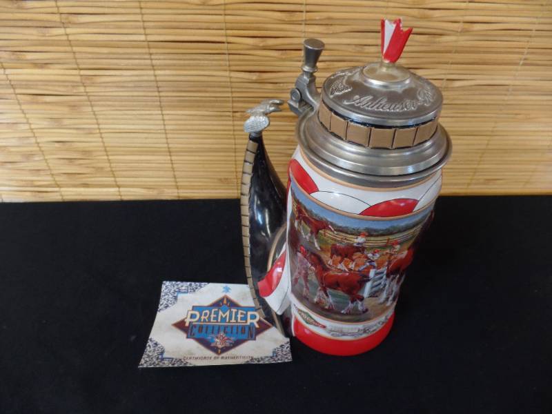 lot 29 image: Budweiser Steins