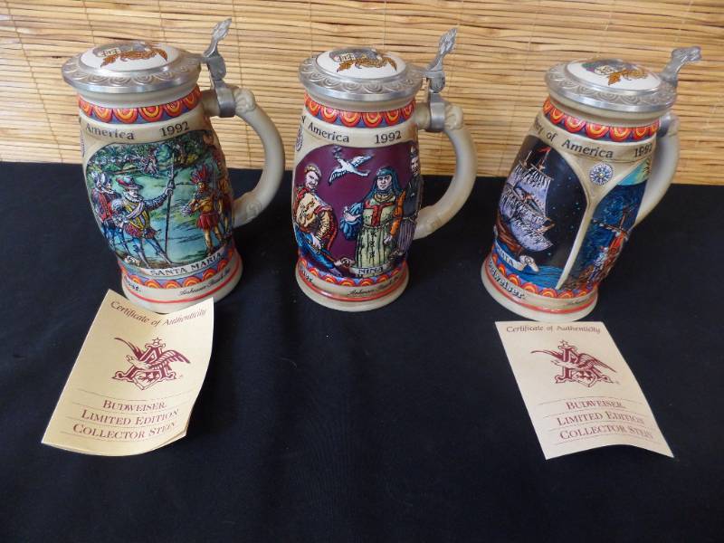lot 87 image: Anheuser-Busch Stein Series