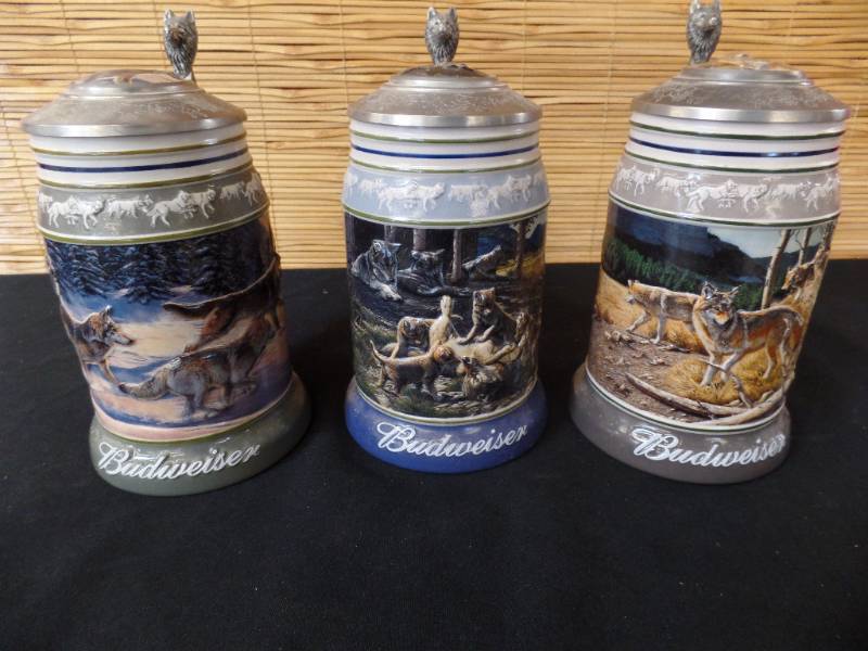 lot 95 image: Anheuser-Busch Series Steins