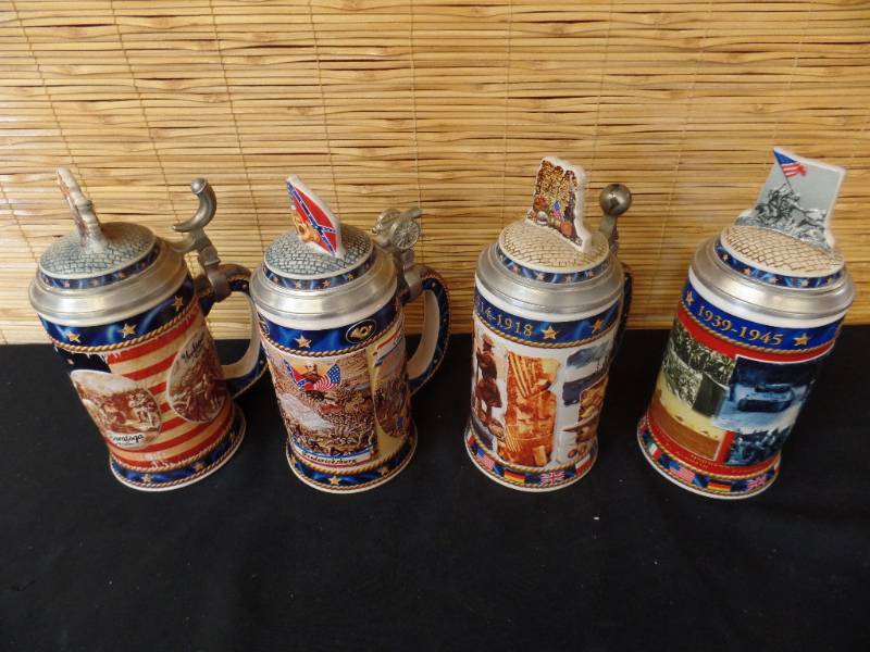 lot 96 image: Anheuser-Busch Series Steins
