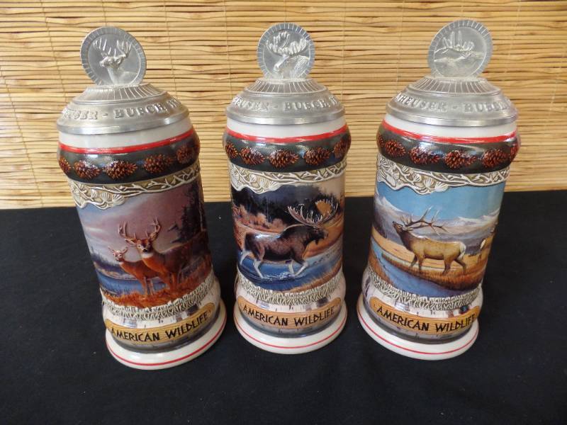 lot 99 image: Anheuser-Busch Series Steins