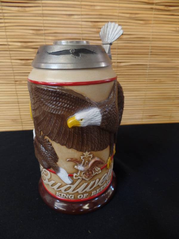 lot 33 image: Budweiser Steins