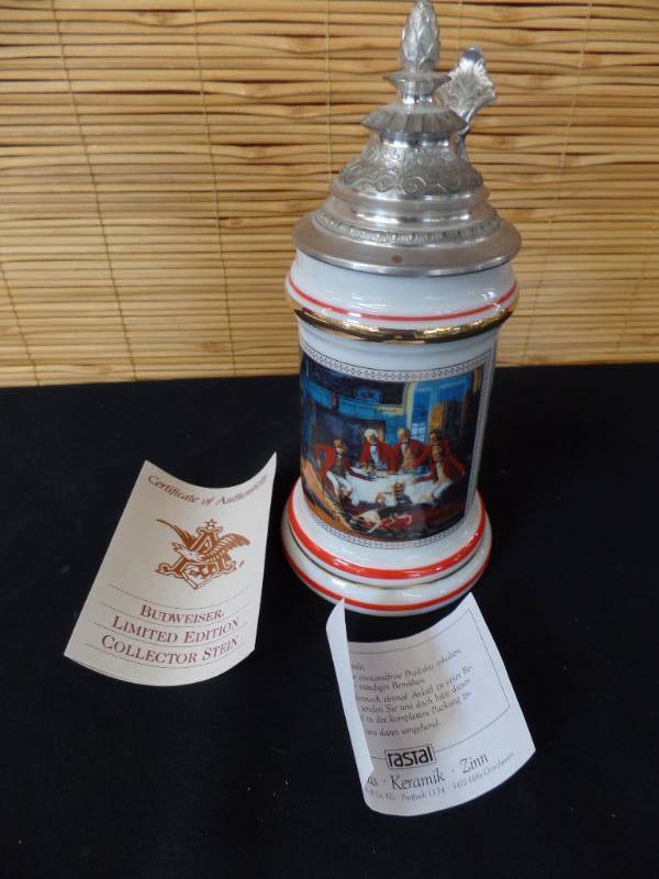 lot 50 image: Anheuser-Busch Stein