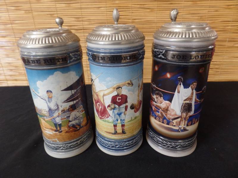 lot 108 image: Budweiser Series Steins
