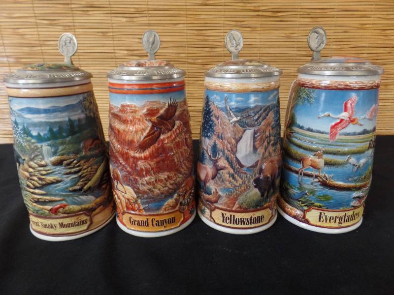 lot 109 image: Budweiser Series Steins
