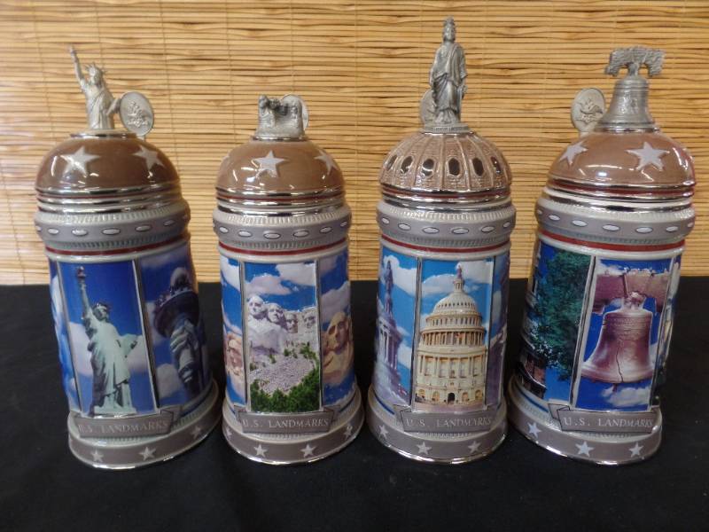 lot 110 image: Anheuser-Busch Series Steins