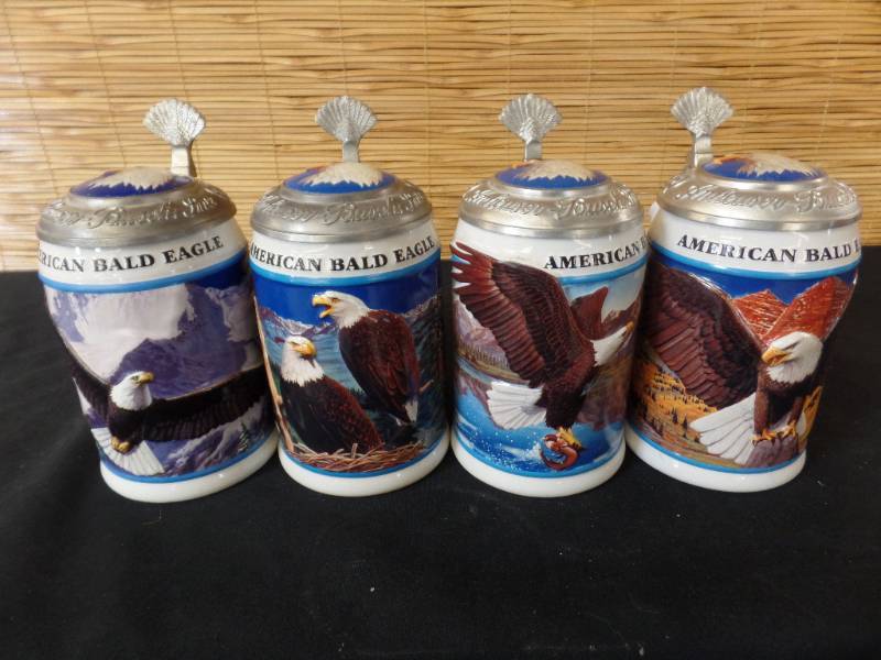 lot 112 image: Anheuser-Busch Series Steins