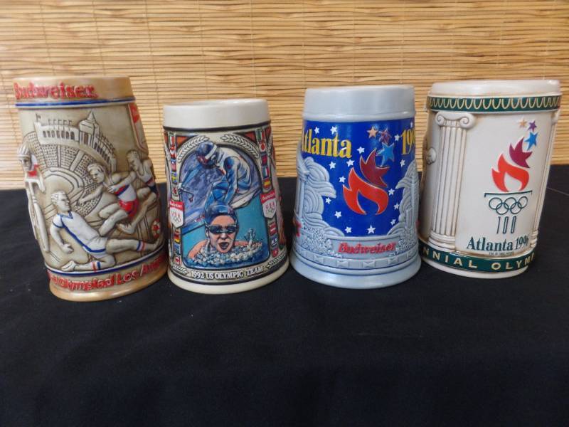lot 116 image: Anheuser-Busch Olympic Steins