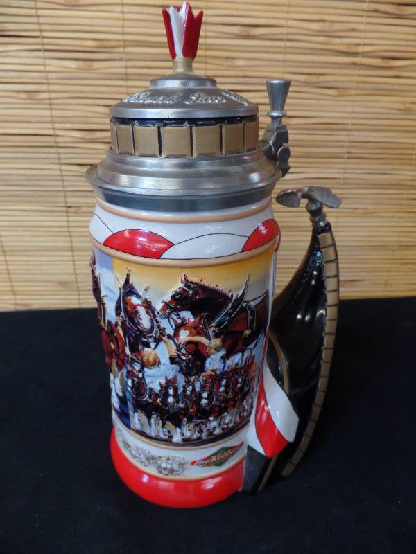 lot 30 image: Budweiser Steins