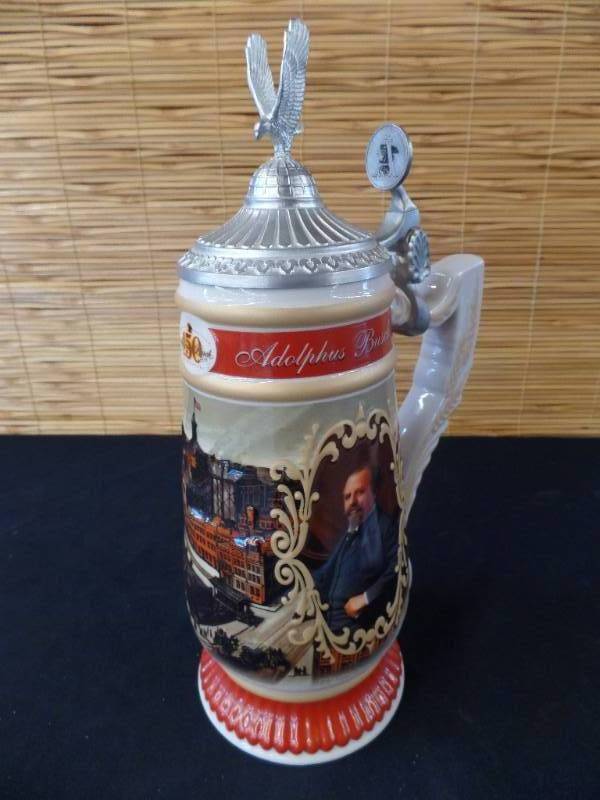 lot 119 image: Anheuser-Busch Steins