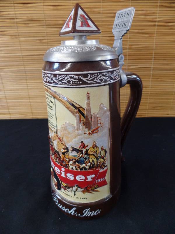 lot 121 image: Anheuser-Busch Stein