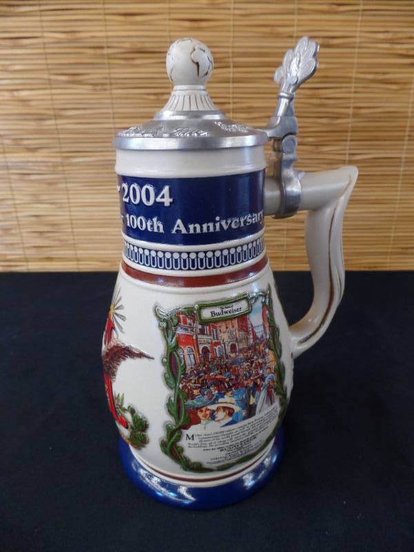 lot 122 image: Anheuser-Busch Steins