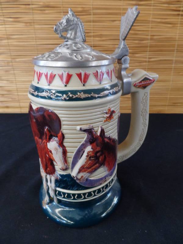 lot 124 image: Anheuser-Busch Steins