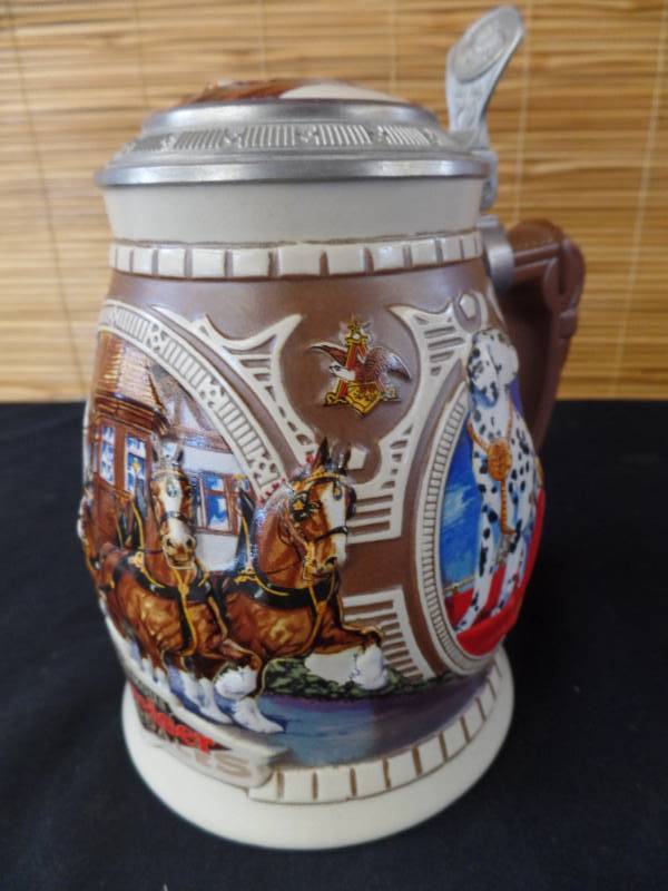 lot 138 image: Anheuser-Busch Steins