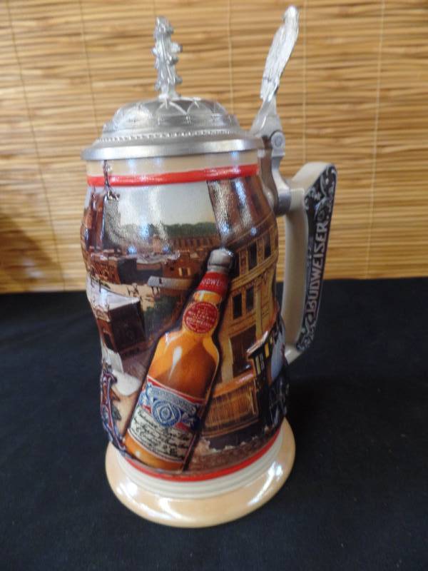 lot 143 image: Anheuser-Busch Steins