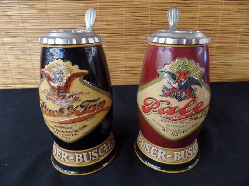 lot 159 image: Anheuser-Busch Series Steins