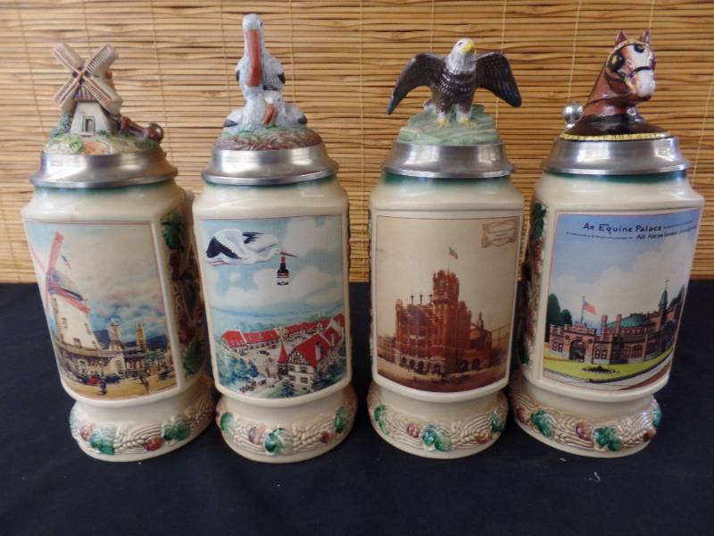 lot 168 image: Anheuser-Busch Series Steins