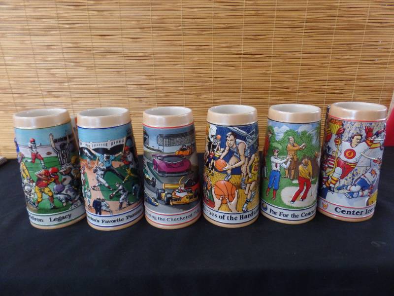 lot 169 image: Budweiser Series Steins