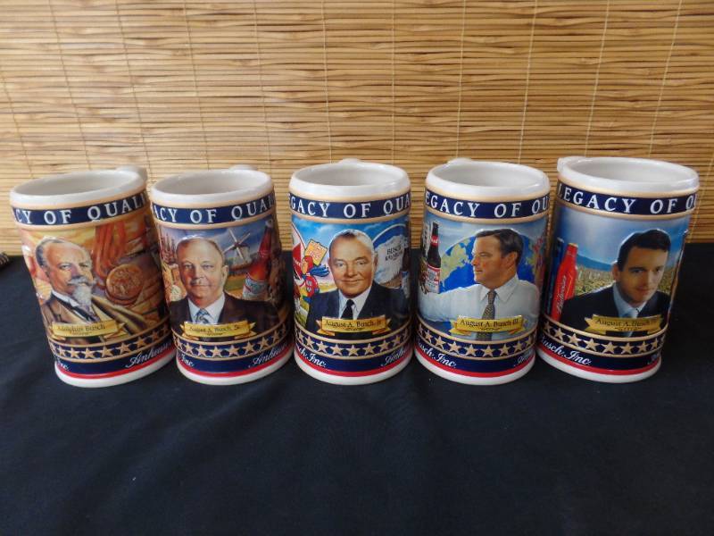 lot 170 image: Anheuser-Busch Series Steins