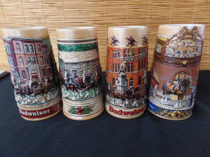 lot 171 image: Budweiser Series Steins
