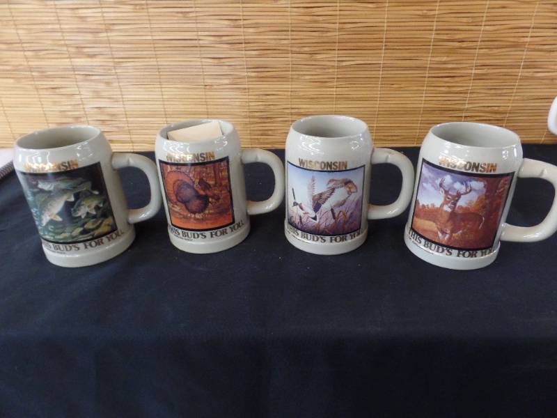 lot 175 image: Budweiser Steins