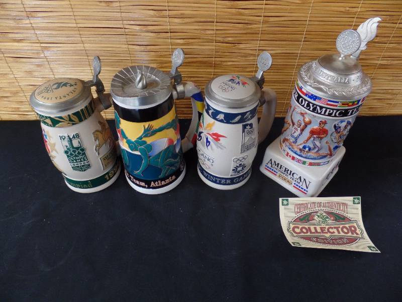 lot 186 image: Anheuser-Busch Steins