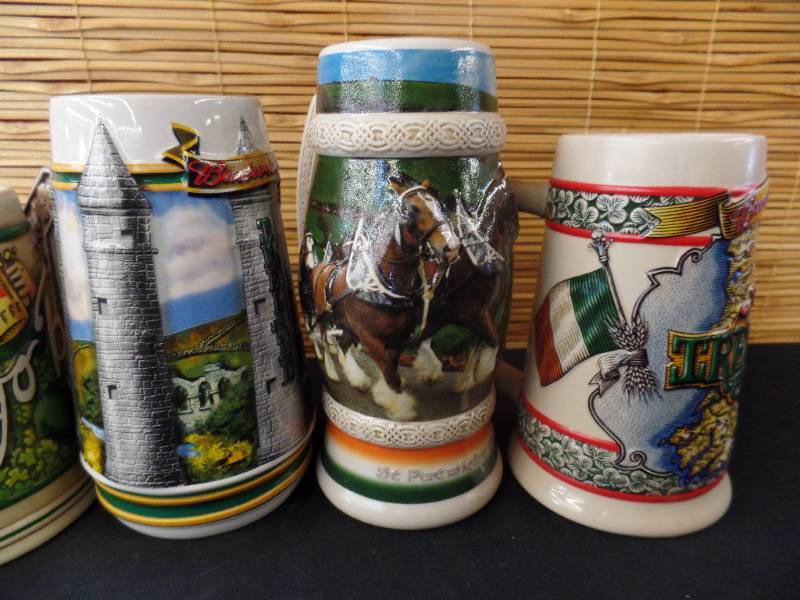 lot 193 image: Anheuser-Busch Steins