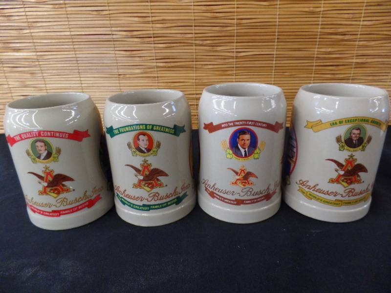 lot 195 image: Anheuser-Busch Series Steins