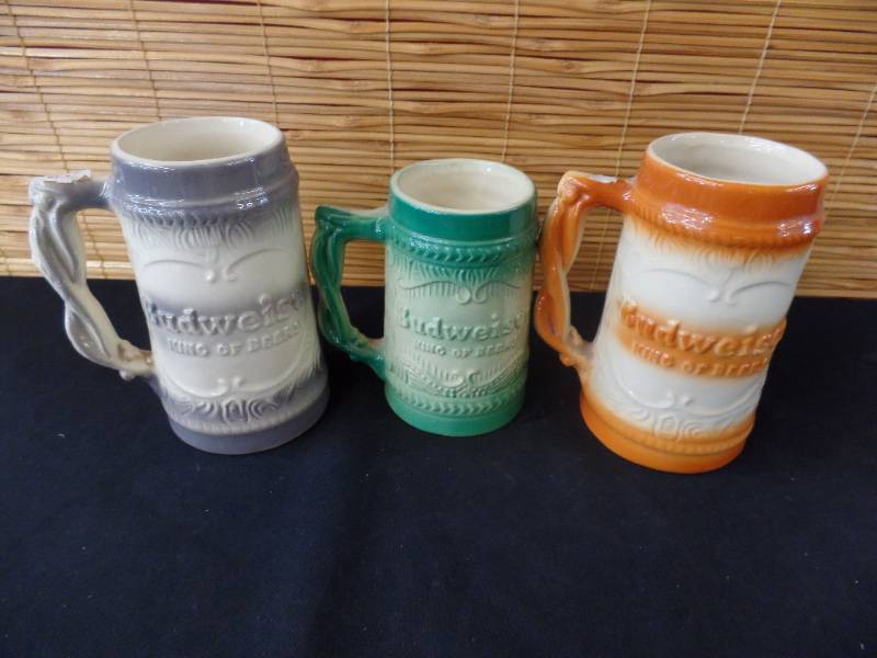 lot 197 image: Budweiser Steins