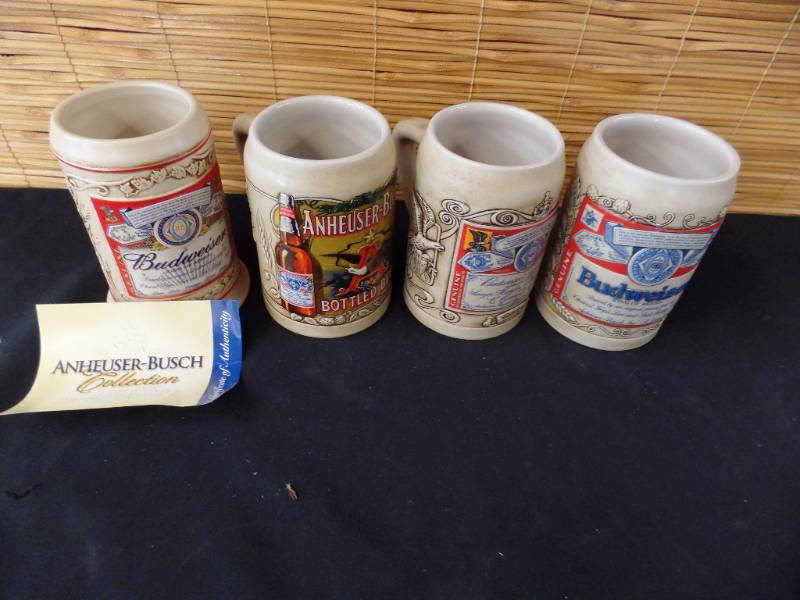 lot 198 image: Budweiser Steins