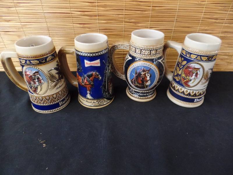 lot 199 image: Budweiser Steins