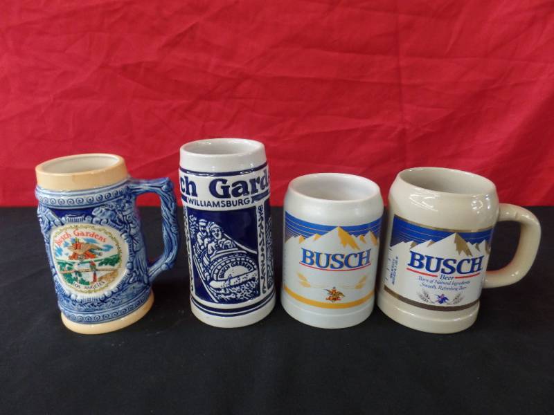 lot 201 image: Busch, Busch Gardens Steins